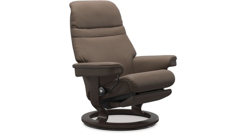 Stressless® Sunrise Leather Recliner - Classic Power Leg & Back - 2 Sizes Available - Special Buy 